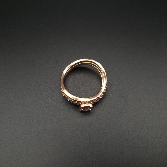 Rose Gold Stacking Ring Set - 3 Rings - Size 10 - Picture 3 of 7